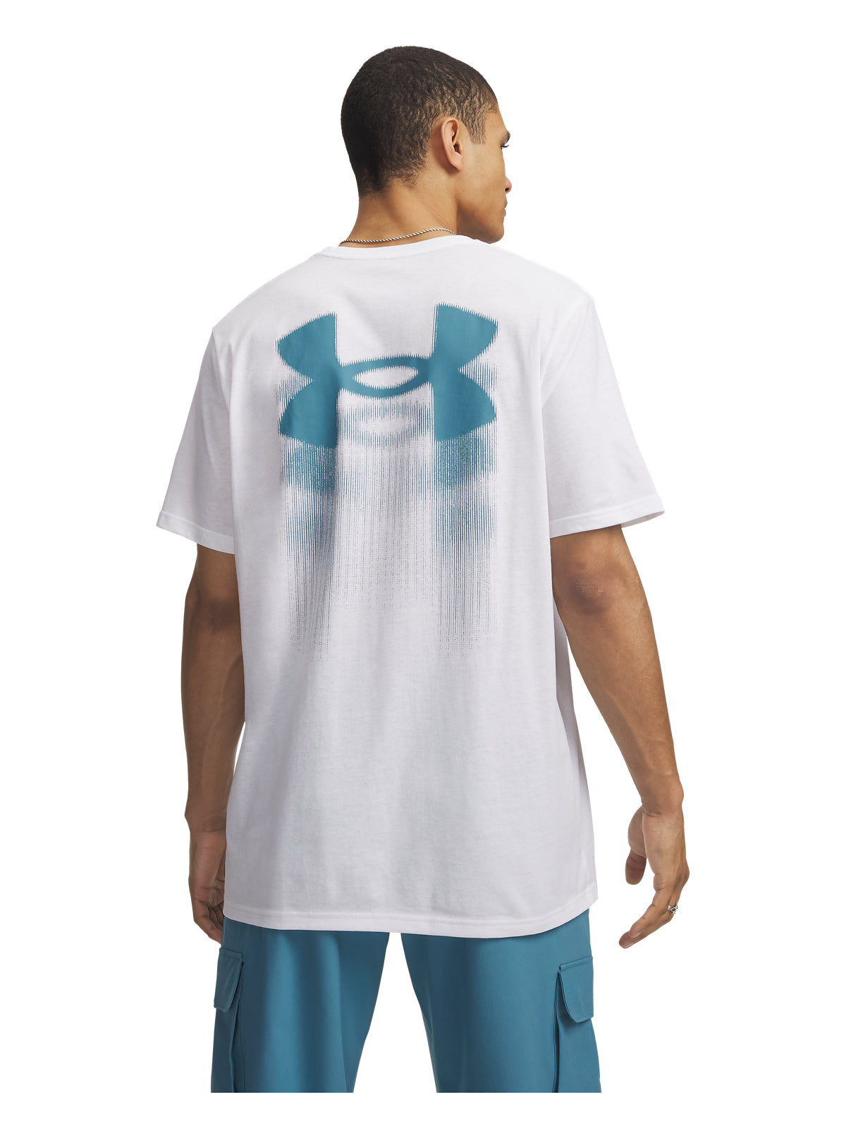 UA M BLUR LOGO SS