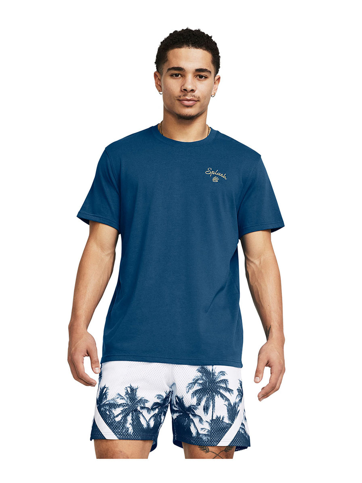 CURRY EMB SPLASH TEE