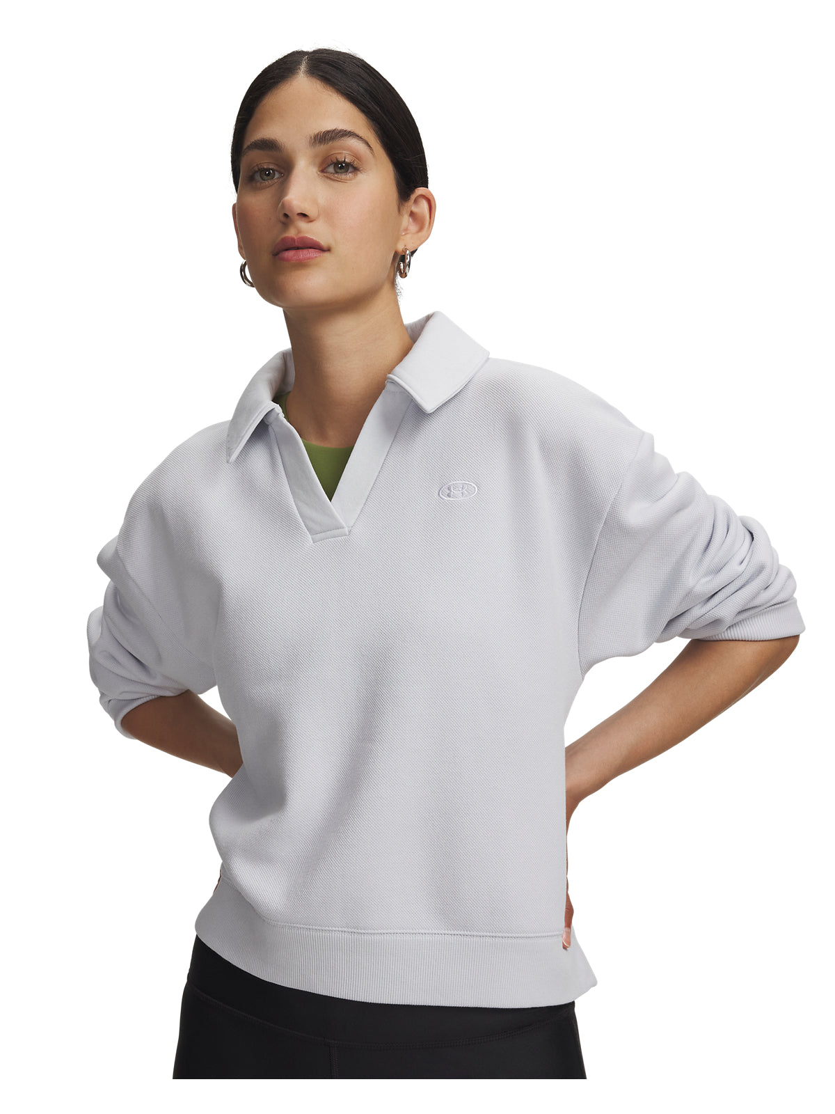 RIVAL FLEECE POLO LS