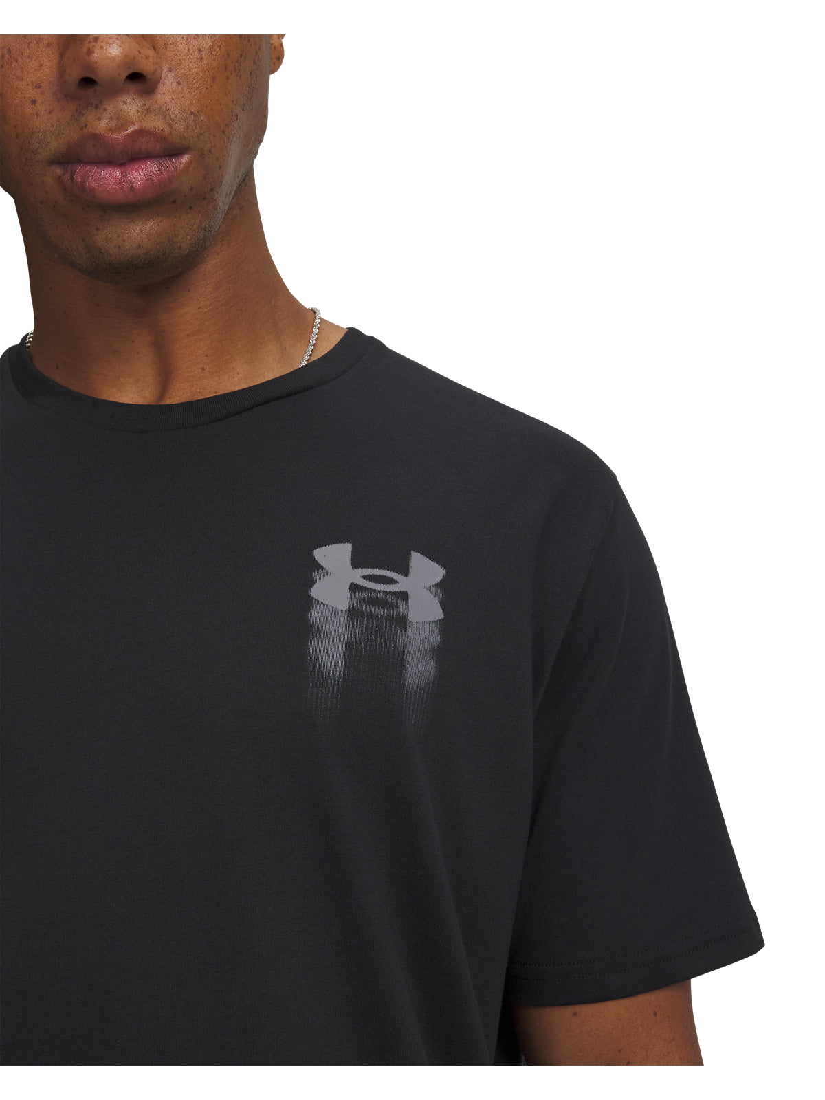 UA M BLUR LOGO SS