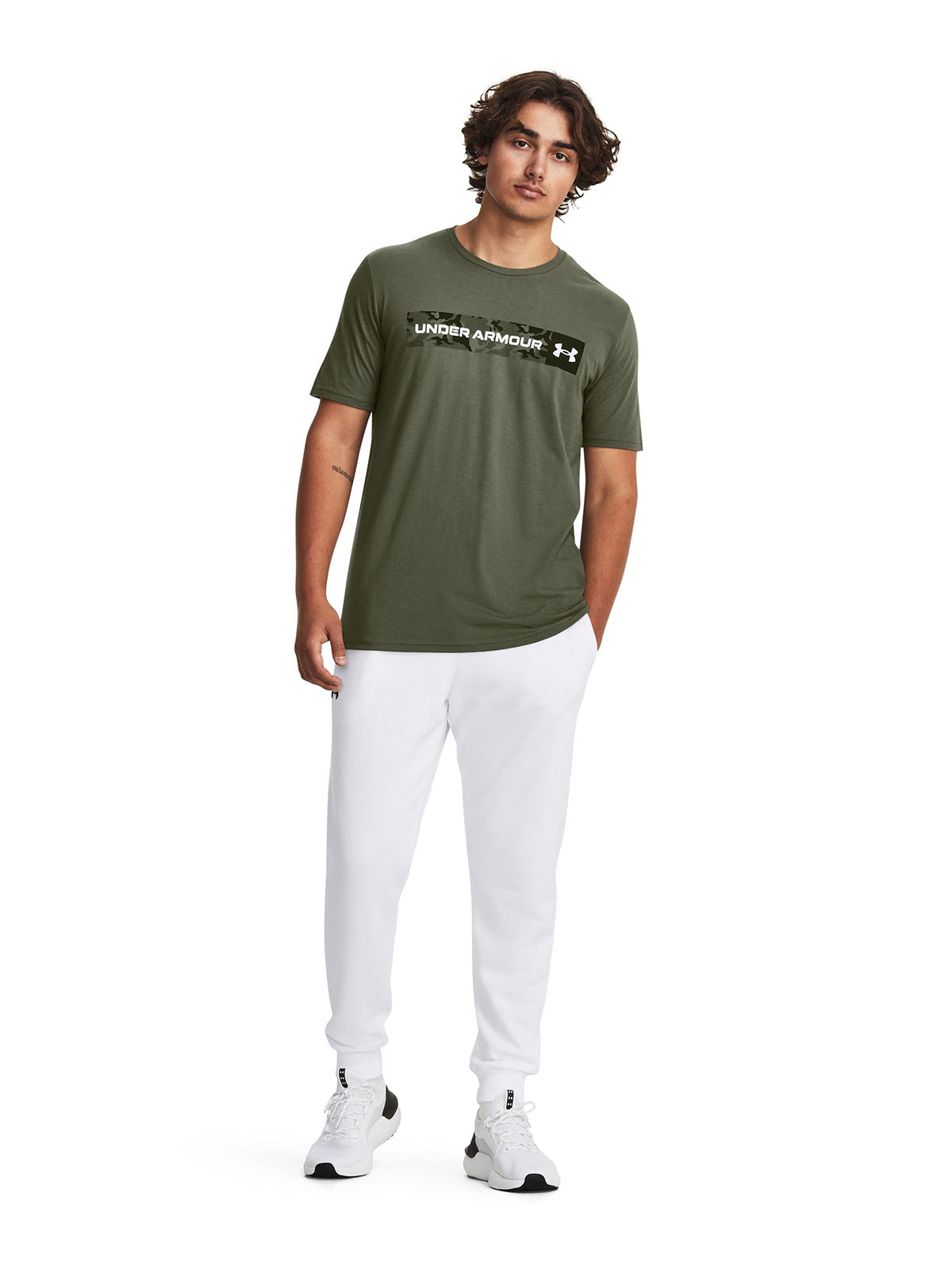 CAMO CHEST STRIPE SS