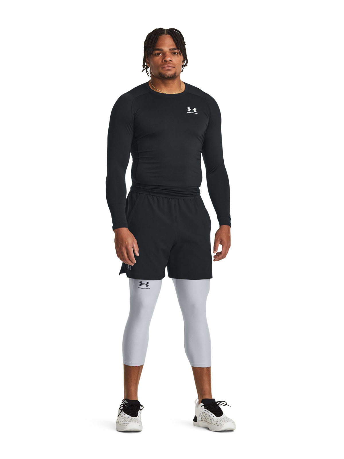 UA HG ARMOUR 3/4 LEG